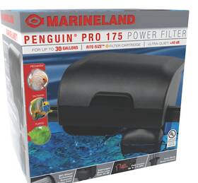 Marineland Penguinpro175 Penguin Pro 175 Power Filter Gph External For 30 Gal Tank