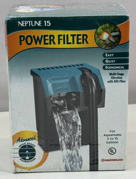 Pkf15 Marineland Power Water Filter Neptune 15 100 Gph Aquarium Tank New Sealed