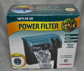 Pkf20f Marineland Neptune 20 Power Filter 15-20 Gallon Fish Tank Bio - New