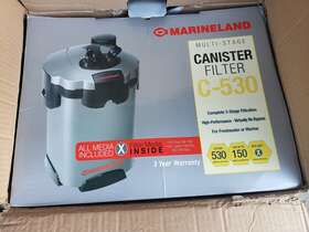 Pml350 Marineland Multi-stage Canister Filter C-530 For 100-150 Gallon