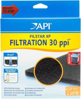 Mars Fishcare 313043667636 Api Filstar Xp Filtration Foam 30 Ppi Aquarium Canister Filter Pads