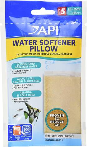 Mars Fishcare 726084903111 Api Water Softener Pillow Aquarium Canister Filter Filtration Pouch 1-count Bag