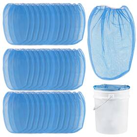 Master Airbrush 840234531518 Elite 5 Gallon Paint And Liquid Strainer Filter Bag With Pure Blue Fine