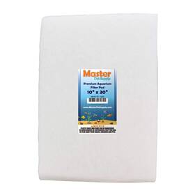 Master Pet Supply 848849089301 Premium Aquarium Filter Pad Cut To Fit 10 Inch By 30 Micron Filtration Media Fo