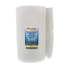 Master Pet Supply 848849089332 Premium Dual Density Aquarium Filter Pad Roll Cut To 12 Inch By 72 Filtration Me