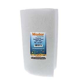 Master Pet Supply 848849089349 Premium Aquarium Filter Pad Roll Cut To Fit 12 Inch By 72 Micron Fiber Filtration M