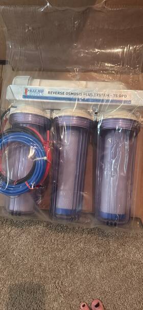 101048w Max Water 5 Stage 100gpd Reef Aquarium Ro Di Reverse Osmosis Filter System