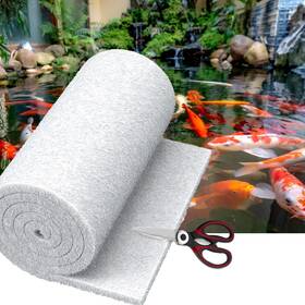 Maxtbee Aq-glm915455wt-mb Classic Pond Filter Pad Media 18 Inch X36 X1 4.5 Ft White Thicker Reusable Repl
