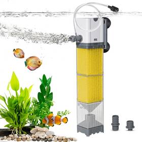 1200l Mcdrumfilter 739597580632 Aquarium Filter 25w For 40-80 Gallon Internal System With Quiet 1200l/h Pump