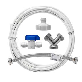 Metpure 850017170629 Water Filtration Splitter With Shut Off Valve And 25ft 1/4 Inch Tubing For Aquariums