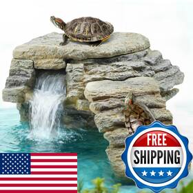 Mixjoy B0fn8cpm16 130gph Turtle Tank Filter Ultra-quiet Basking