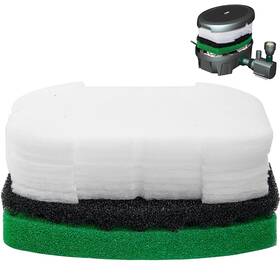 Mizelu Bs-pond-filter-10pc Pond Filter Maintenance Kit 10 Replacement Pads For 300 And 900 Gallon Pumps