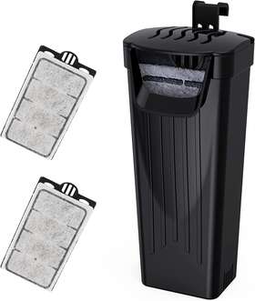 Moonorange 313086445468 Turtle Tank Filter Aquarium Internal Low-level Waterfall For Re