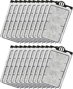 Moonorange 744110177251 20 Pack Auqarium Filter Replacement Plates Turtle Tank Cartri