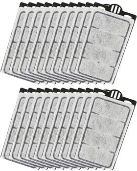 Moonorange Mo-filterplate-20 20pack Auqarium Filter Replacement Plates Turtle Tank Cartridges Suitable
