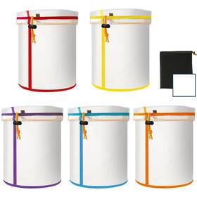 Db-241128 Natldgs 5-pack Reusable Nylon All-mesh Filter Bags With Screen And Storage Pou
