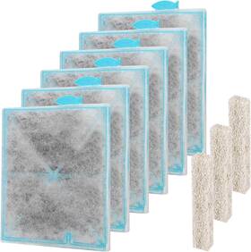 Nebulist 445046184162 6 Pack Large Aquarium Filter Cartridge Compatible With Various Filters