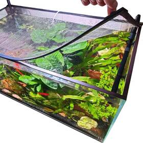 Nestbasics 711181389883 Magnetic Aquarium Anti-jumping Net Cover Mesh To Protect Fish Jumping Out Of Fis