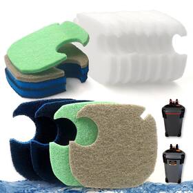 Aq00916-nk Newke 16pcs Upgraded Canister Filter Pads For Pondforse 172/225/265gph Aquarium Ext