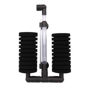 Newkosea 756244582801 Aquarium Double Bio Sponge Filter Shrimp Nano Breeding Fry Betta Filte