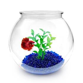 Newpol 757158699562 Mini Plastic Aquarium Starter Kits Fish Tank 0.8gallon/ 3l