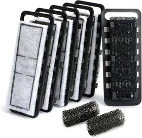 Nicrew 726084668799 Slim Aquarium Filter Cartridges 6 Pcs With Intake Sponges 2