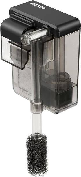 N83251 Nicrew Slim Aquarium Filter Quiet Fish Tank Hob Filters For Up To 5 Gallon Aqua