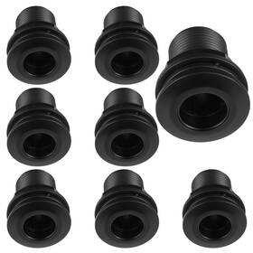 Jyy-novabright-1396 Novabright 8 Pack 1 Inch Bulkhead Fitting Pp Aquarium Pond Filters Slip X With Male Thr