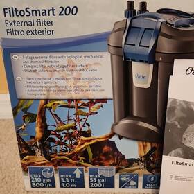 55161 Oase Filtosmart 200 External Canister Filter 210 Gph For 53 Gal Aquariums