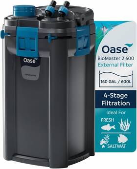 Oase 706759947022 Biomaster 2 600 Canister Filter For Aquariums External