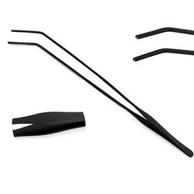 Odontomed2011 403534172835 Huge Jumbo Aquarium Aqua Tweezers Forceps Curved Serrated 15 Long