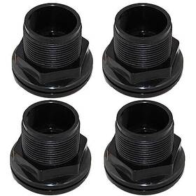Odyssea 019962622465 1 Inch Bulkhead Fitting Slip X Abs Aquarium Pond Filters 4 Pack