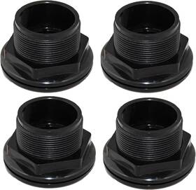 Odyssea 313101962918 1-1/2 Bulkhead Fitting 1.50 Inch Slip X Gasket Abs Aquarium Pond Fi