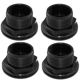 Odyssea 653341046727 1-1/2 Bulkhead Fitting 1.50 Inch Slip X Gasket Abs Aquarium Pond Filters