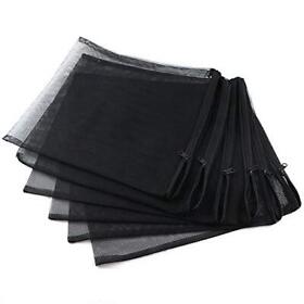 Pack Of 6 Aquarium Filter Mesh Media Bag Net Reusable For Fish Tank Activated