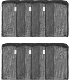 Cw2921-bk-us Pawfly 8 Pack Aquarium Filter Media Bags Fish Tank Fine Inch X 5.5