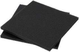 Pawfly-2172-bk Pawfly 2 Pack Aquarium Bio Sponge Filter Media Pad 40 Ppi Foam Black