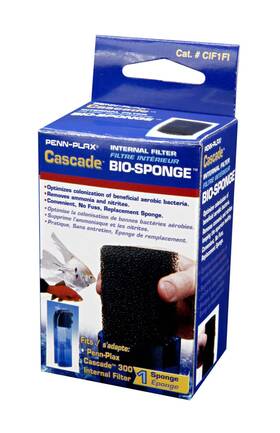 Penn-plax 030172017599 Cascade 300 Filter Replacement Bio-sponge 1 Sponge Provides Filtration Fo