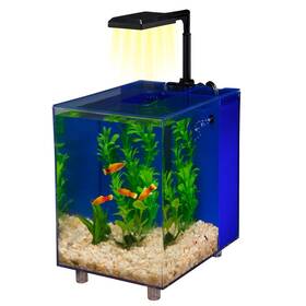 Penn-plax 030172072475 Water-world Prism Nano Aquarium Kit Includes Integrated Filter 2 Me