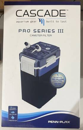 Penn-plax 030172106439 Penn-plax Cascade Pro Series Iii Ccp22 New