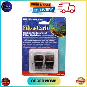Penn-plax 445007210244 Filt-a-carb Carbon Undergravel Filter Cartridge 2 Pack