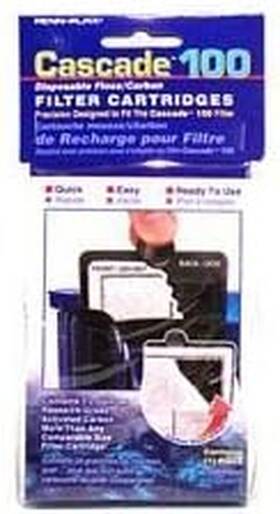 Cpf2c Penn-plax 445027240252 Cascade 100 Hang-on Filter Replacement Media Cartridge Disposable P