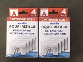 Aafh1 Penn-plax Aqua-alta 10 Filter Cartridge Size A 8 Count Filters