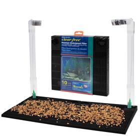 B0002aq1s8 Penn-plax Clear-free Undergravel Aquarium Filter 10 Gal Tank 9.5 Inch X9.5 Plates
