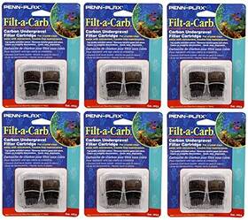 B077vwkjmx Penn-plax Filt-a-carb Multi-pore Undergravel Filter Media 12 Pack
