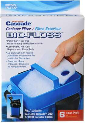 Ccf231 Penn Plax Penn-plax Cascade Bio-floss Replacement Poly Fiber Floss Pads For 700 &