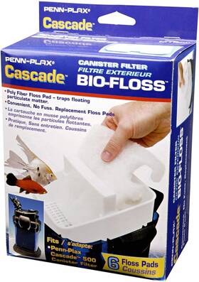 Ccf331 Penn Plax Penn-plax Cascade Bio-floss Replacement Poly Fiber Floss Pads For 1200