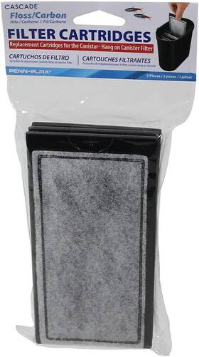 Ccfh3c3 Penn-plax Cascade Replacement Media Cartridges For Canistar Hang-on Canister Aquarium Fil