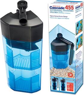 Cif21 Penn-plax Cascade 455 Fully Submersible Internal Filter For Blue