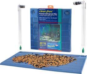 Penn Plax Inc. 445010329377 Undergravel Aquarium Filter 15 20 High Gallon Tanks Two 11.2 X 11.25